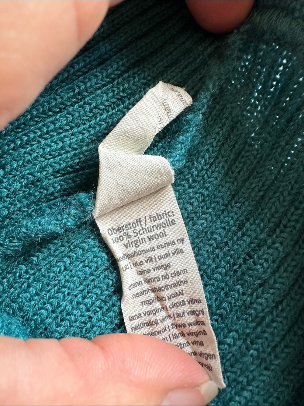Disana 100% virgin wool heavy knit pants - Picture 4 of 4